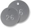 Aluminum Tags - Round - Numbered