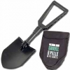 Portable folding shovel with case