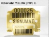 5.RESISTANT YELLOW | TYPE 03 (with tear off coupon)
