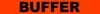 "Buffer" Printed Flagging Tape - Orange-Glo/Black