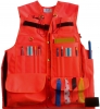 The Forester Cruiser Vest- Orange Polyester without Striping 