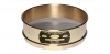 8' Brass Frame/Stainless Cloth Sieves - Half Height - Height-1 5/8"/Depth-1"