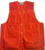 1.Deluxe 14 Pocket Cruiser Vest- Orange Cotton without Reflective Striping