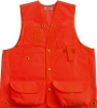 4.Deluxe 14 Pocket Cruiser Vest- Orange Cordura without Reflective Striping