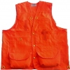 6.Deluxe 14 Pocket Cruiser Vest- Fluorescent Orange Polyester without Reflective Striping