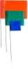  Stake Flags - PVC Shaft - 100/Package
