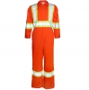 Viking Poly Cotton Coverall With Reflective Tape - Orange "Special Order Item"