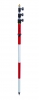 Prism Poles - Fiberglass Telescopic - Dual Graduation-15.25Ft/4.65Meter