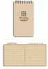 Tan Tactical Pocket Notebook 3" x 5"  
