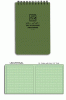 Green Tactical Pocket Notebook 4" x 6"