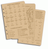 Tan Tactical Reference Card Set 4 5/8" x 7"  