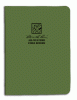 Green Tactical Field Ring Binder 5 5/8"x 7 1/2" 