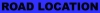 "Road Location" Printed Flagging Tape - Blue/Black