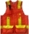 Deluxe 14 Pocket Cruiser Vest with Reflective Striping and Radio Pocket