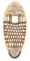 Snowshoes - Wooden - Bear Paw  <font color="r...