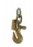 Grab Hook 7 mm (5/16'') with latch and 3 chain lin...