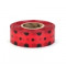 Flagging Tape - Polka-Dot - Artic Flagging Tape- Red/Black (Clearance)